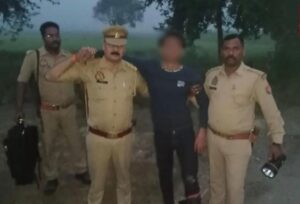 Read more about the article शराब सेल्समैन लूट कांड का आरोपी पुलिस मुठभेड़ में गिरफ्तार….