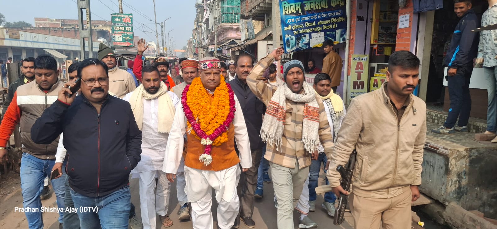 Read more about the article उत्तर प्रदेश राज्य पिछड़ा वर्ग आयोग के उपाध्यक्ष (दर्जा प्राप्त राज्य मंत्री) सोहनलाल श्रीमाली का नगर में भव्य स्वागत।