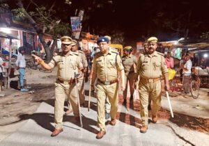 Read more about the article भड़सर बाजार में पुलिस ने किया फ्लैग मार्च, सतर्कता बरतने की अपील